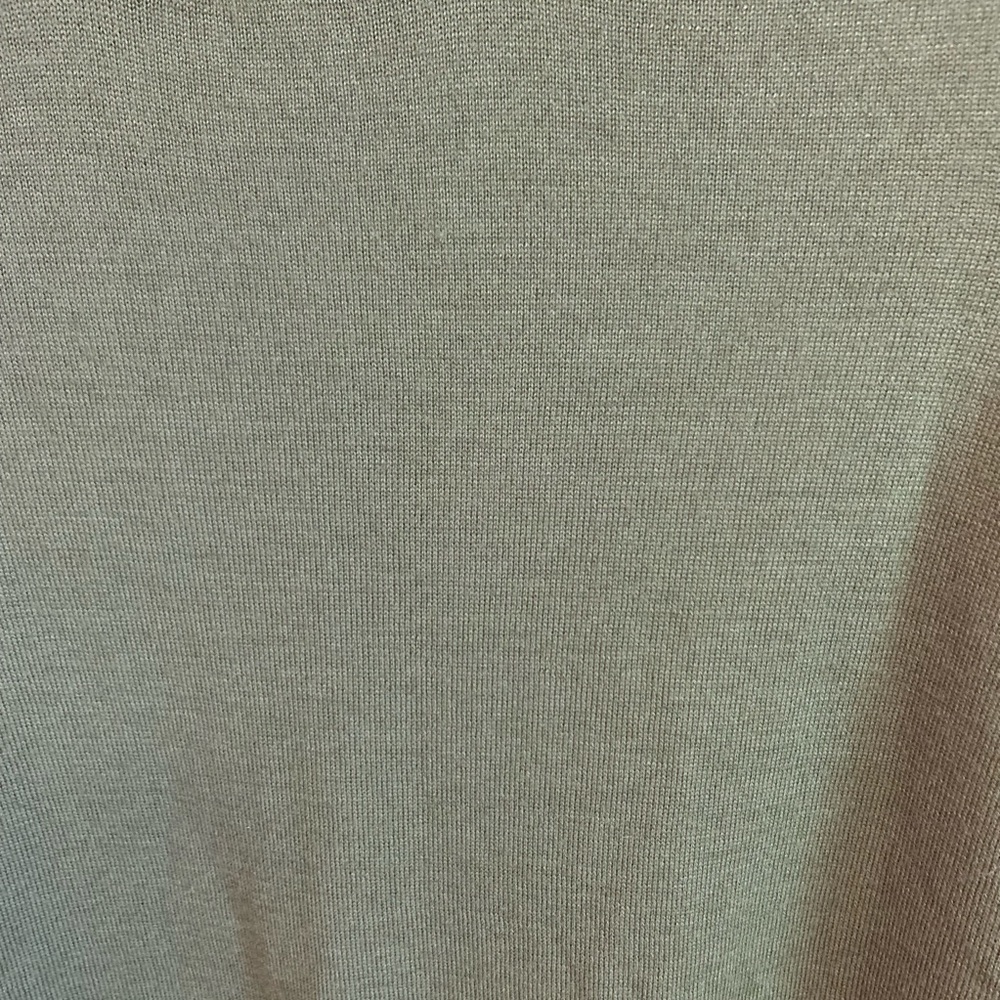 J Crew Merino Wool Army Green Crew Sweater - Picture 3 of 6
